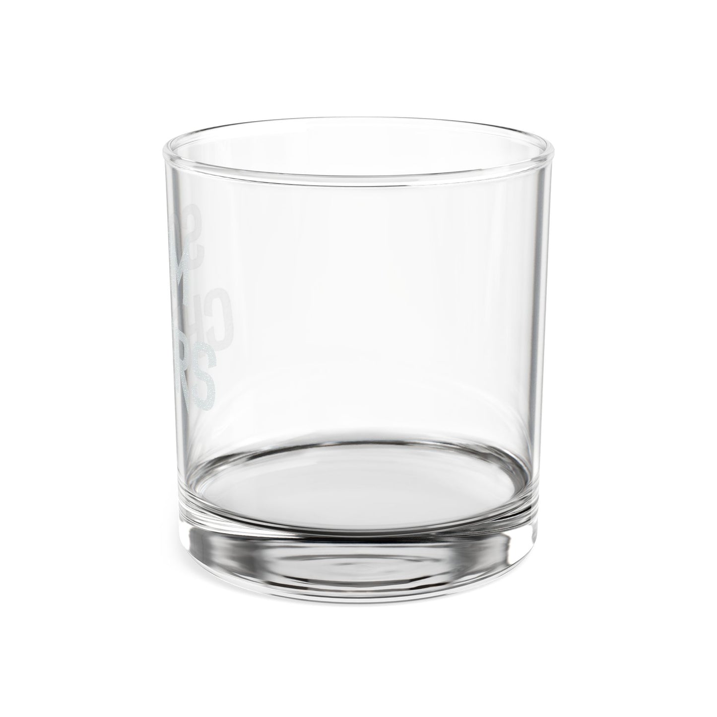 Scum Cheers Engraved Rocks Glass