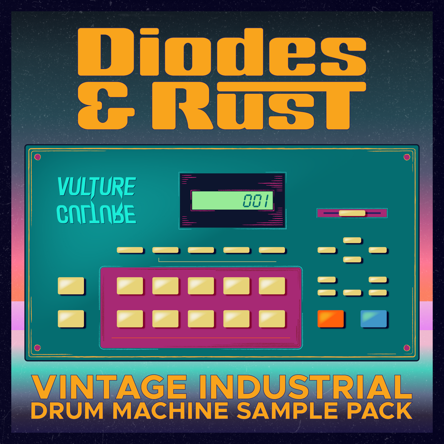 Diodes & Rust: Vintage Industrial Drum Sample Pack